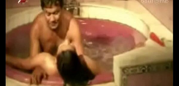  Nisha Uncensored bath tub scene